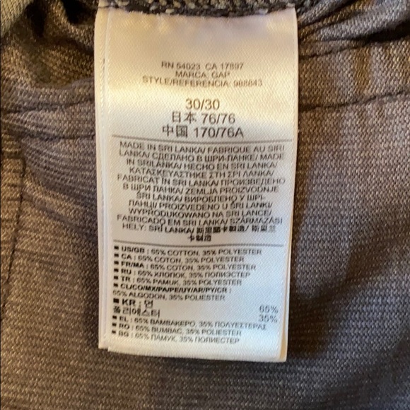 Gap 1969 gray Corduroy jeans - Picture 5 of 8